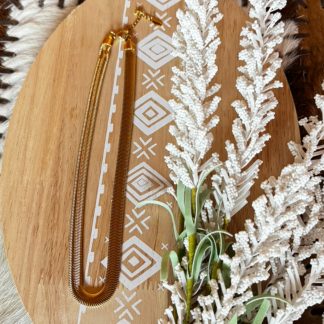 Golden Snake Necklace