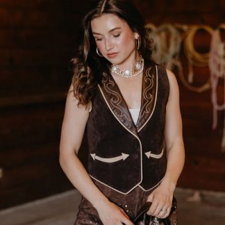 Bronc Rider Belle Vest Large